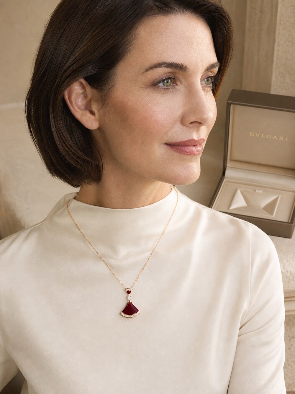 Bulgari Refined Statement Necklace Style 2 | New with Box - Picture 9 of 9